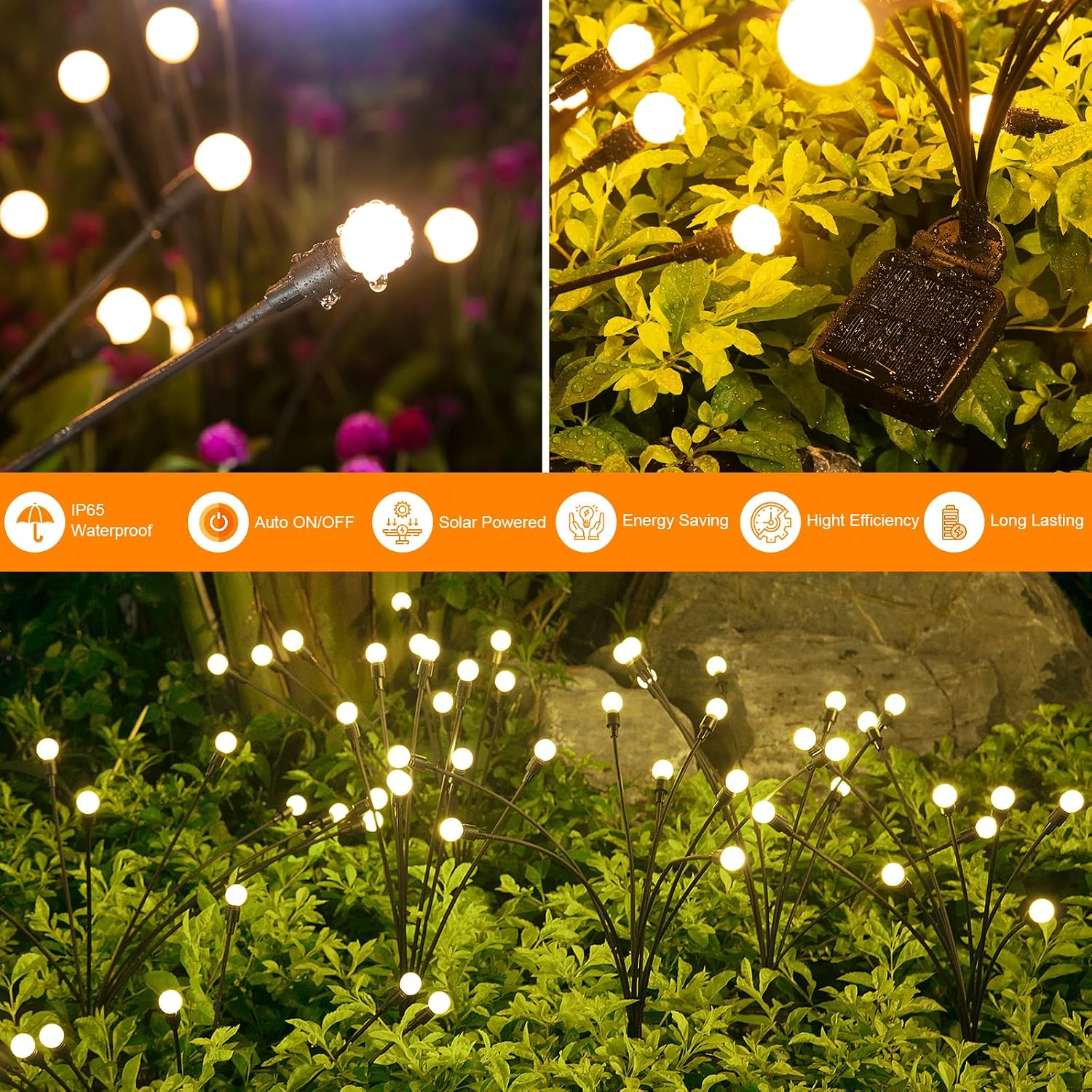 Thumbnail 3 de ASMAD Solar Garden Lights, 2-Pack