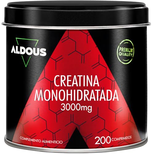 Detalle de Creatina Monohidratada 3000 mg - Aldous Bio, 200 comprimidos