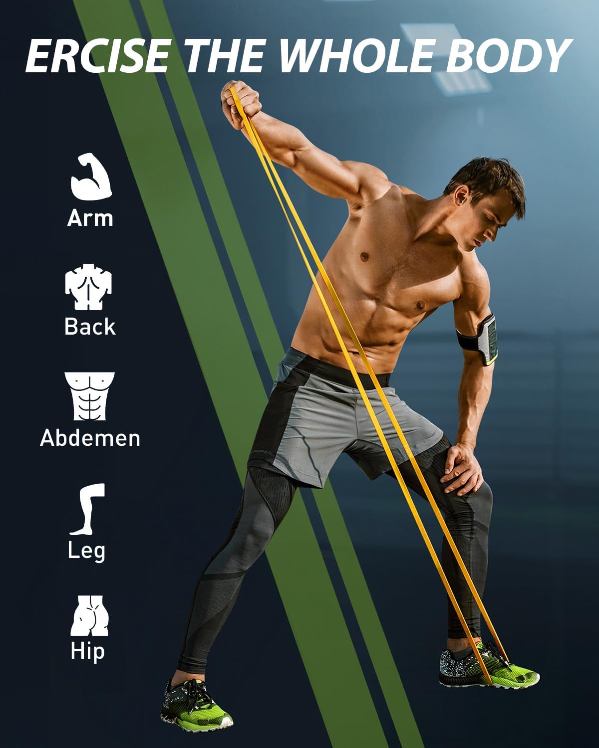 Thumbnail 6 de Dapofajo Resistance Bands, Silicone