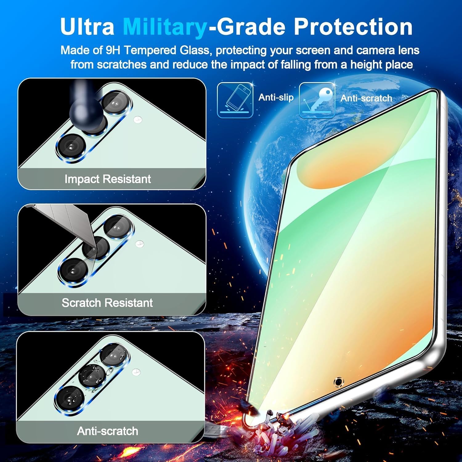 Detalle 1 de Firtstnow screen protector set for Galaxy S24 FE