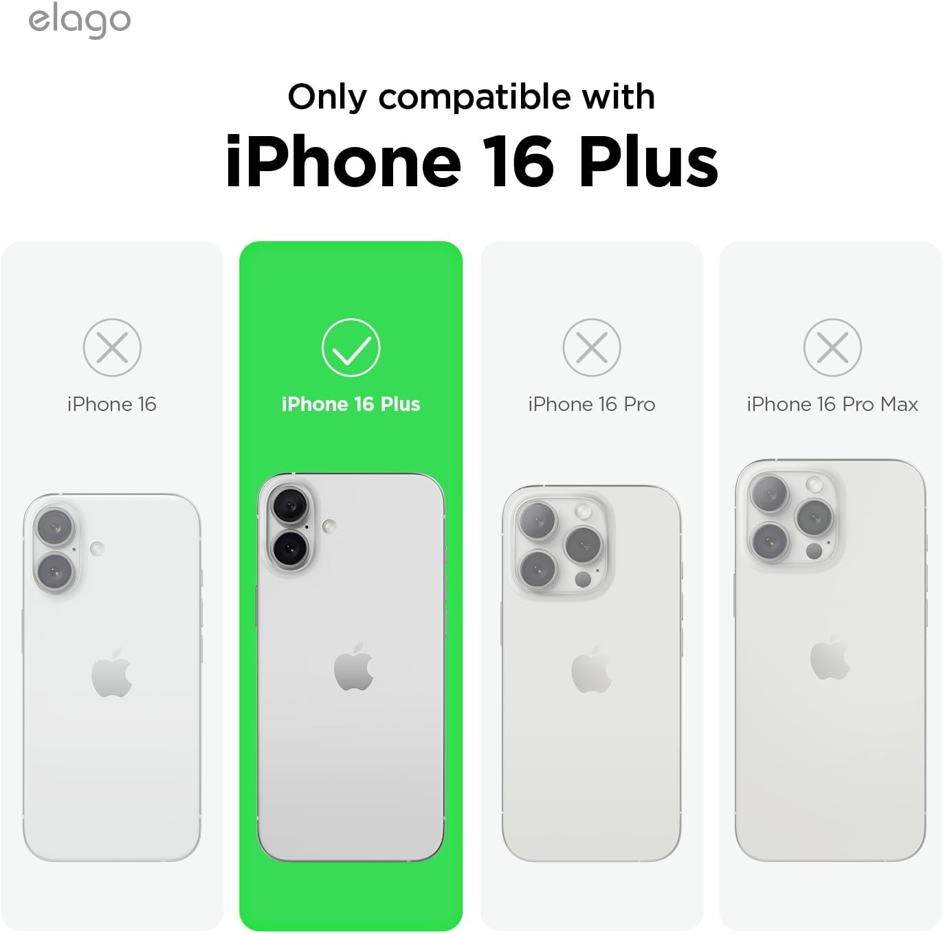 Detalle de Coque silicone elago “Liquide Premium” pour iPhone 16 Plus — protection intégrale antichoc, finition microfibre antirayures (jaune)