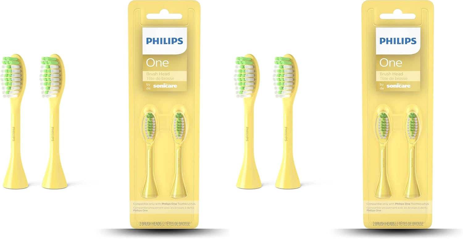Thumbnail 6 de Philips One Electric Toothbrush Brush Head - Pack of 2 (BH1022/06), Grey