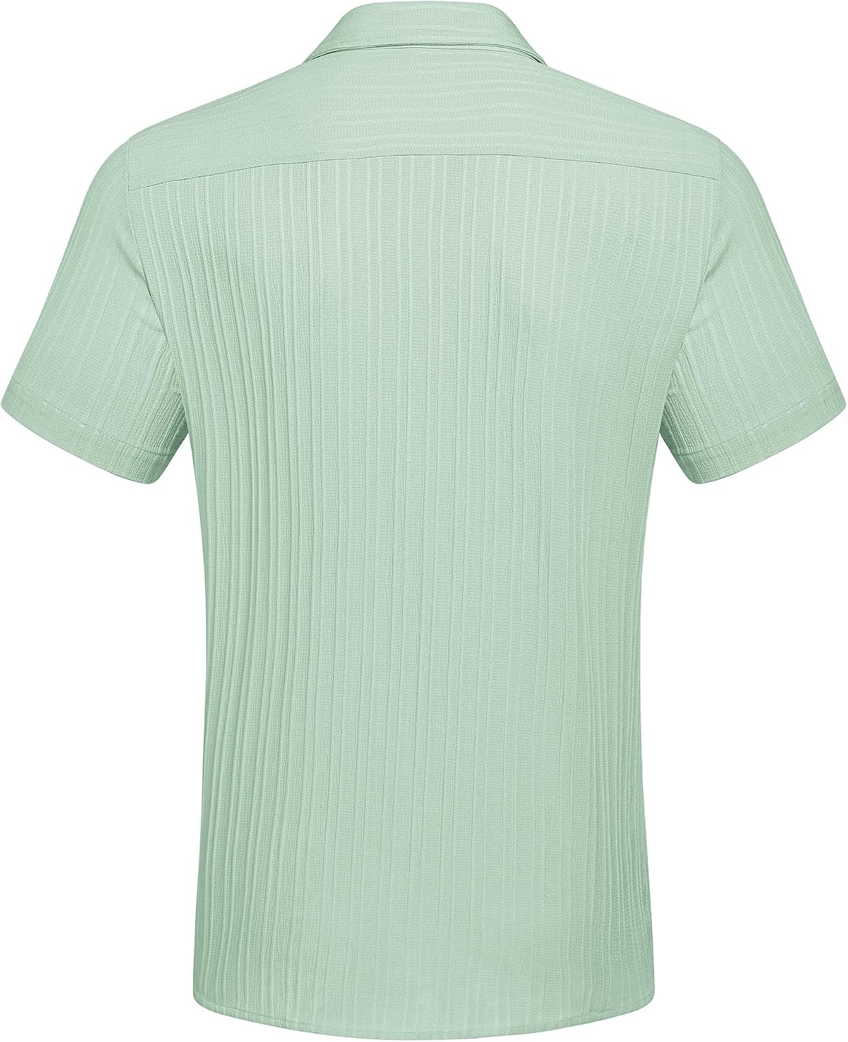 Thumbnail 6 de COOFANDY Men's Casual Short Sleeve Button-Down Shirt with Textured Fabric