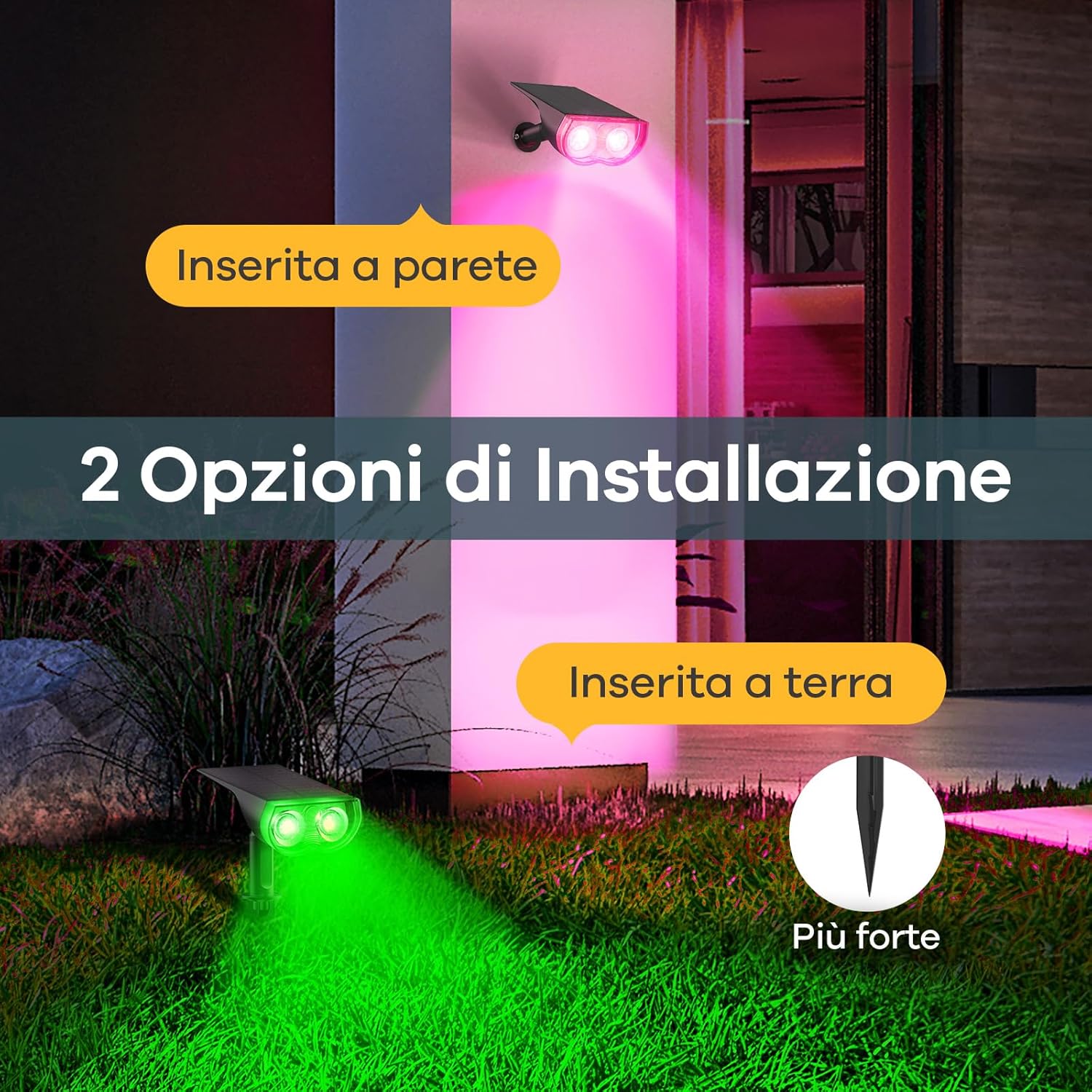 Thumbnail 6 de Linkind StarRay 800LM Luci Solari RGB per Giardino