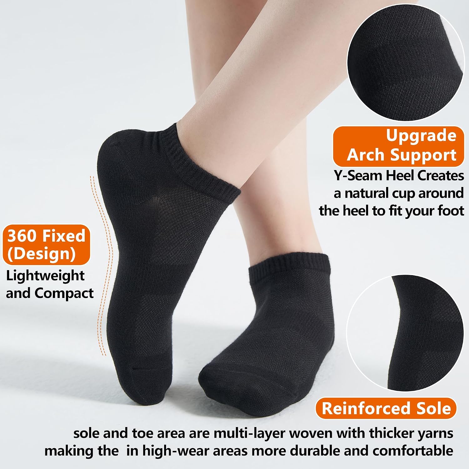 Detalle de ATBITER Cotton Ankle Socks
