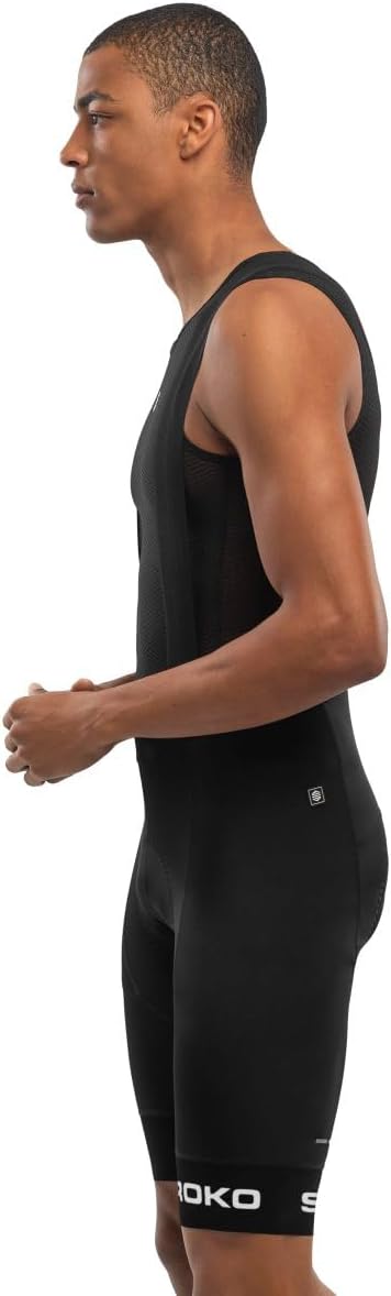 Thumbnail 2 de SIROKO Kurze BX Fahrrad-Trägerhose Herren Mehrbahnenschnitt Ultrafit Premium-Sitzpolster