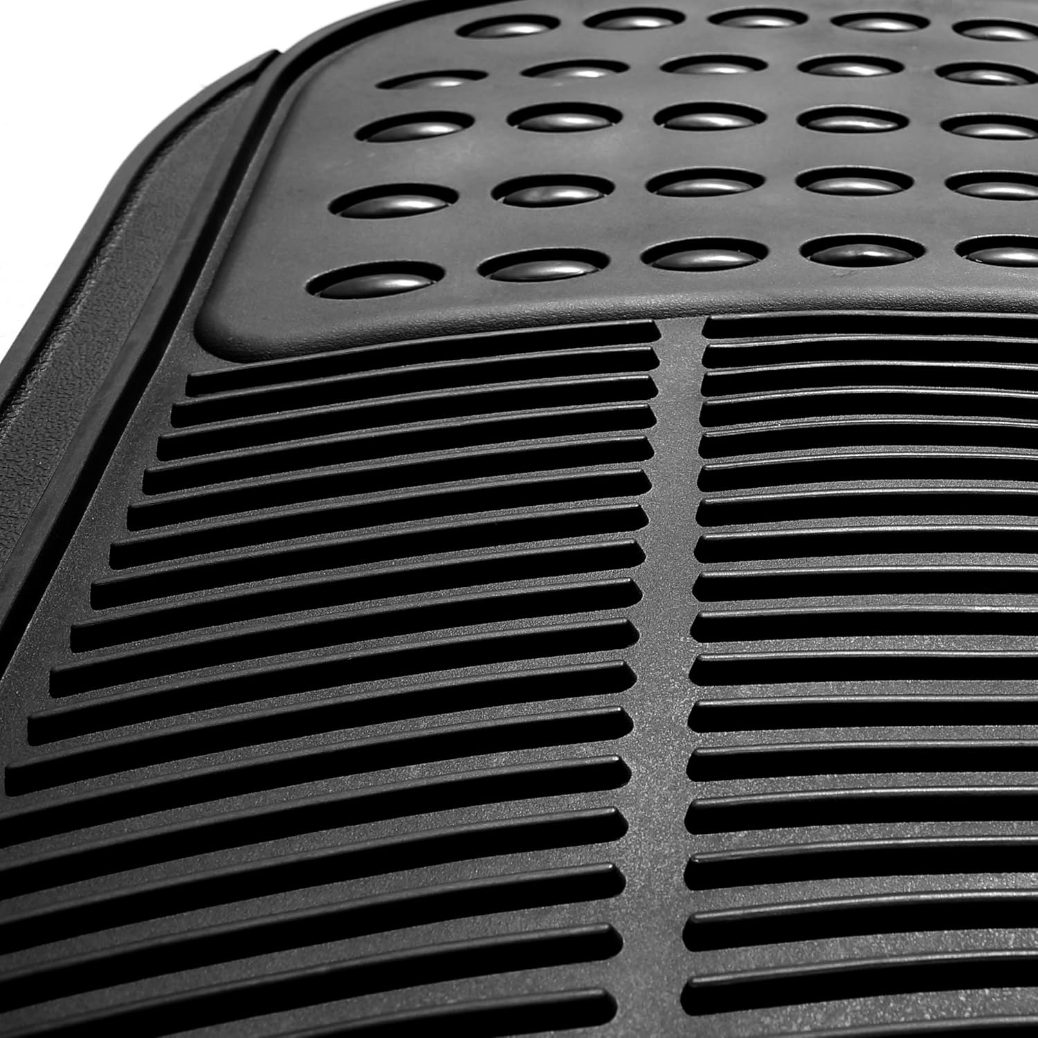 Detalle de FH Group Rubber Car Floor Mats Universal Fit