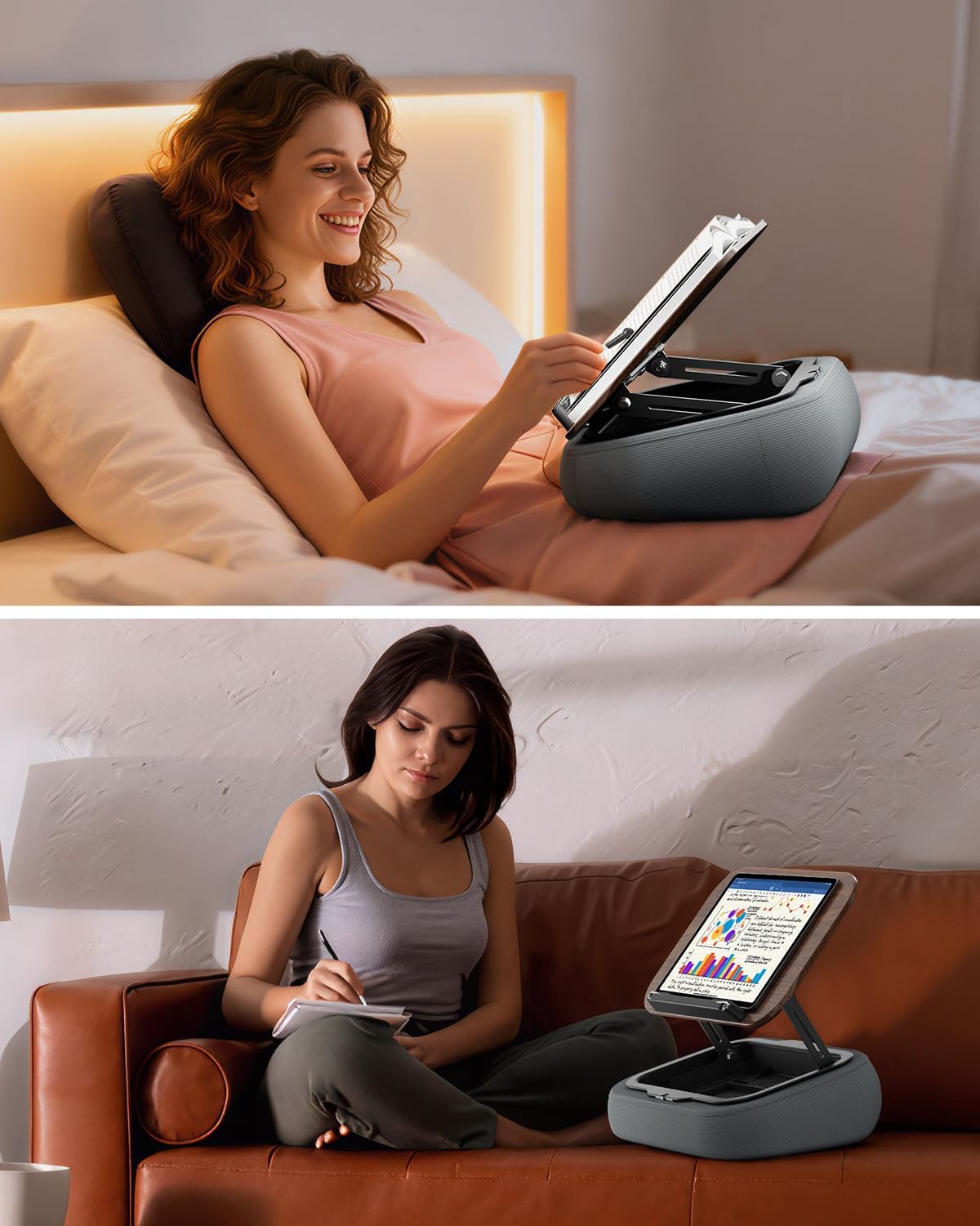 Detalle 2 de SupeDesk Adjustable Lap Book Stand