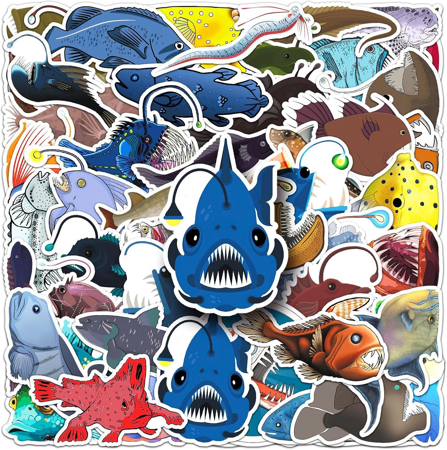 Thumbnail 5 de 50 Stück Gitarre Aufkleber Pack – Wasserdichte Vinyl Sticker für Laptop, Wasserflasche, Auto, Fahrrad & mehr