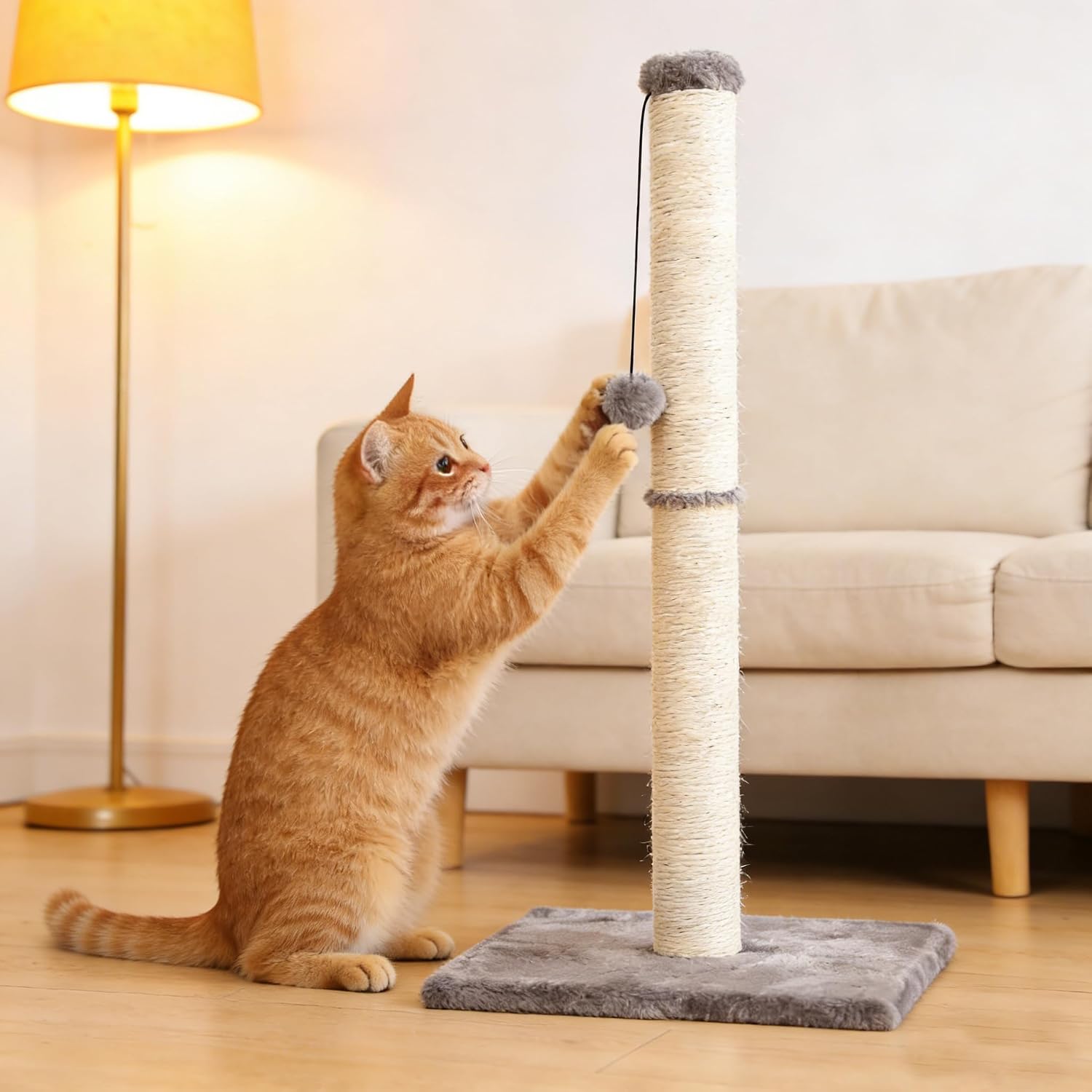 Detalle 2 de Kratzsäule 80 cm XXL Sisal für Katzen