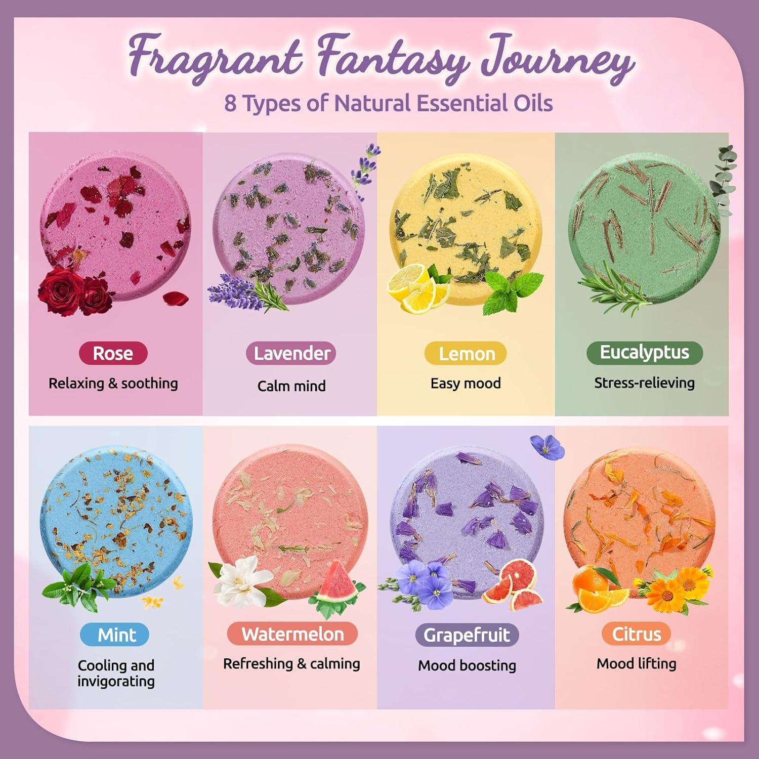Thumbnail 2 de Shower Steamers 8-Pack Aromatherapy