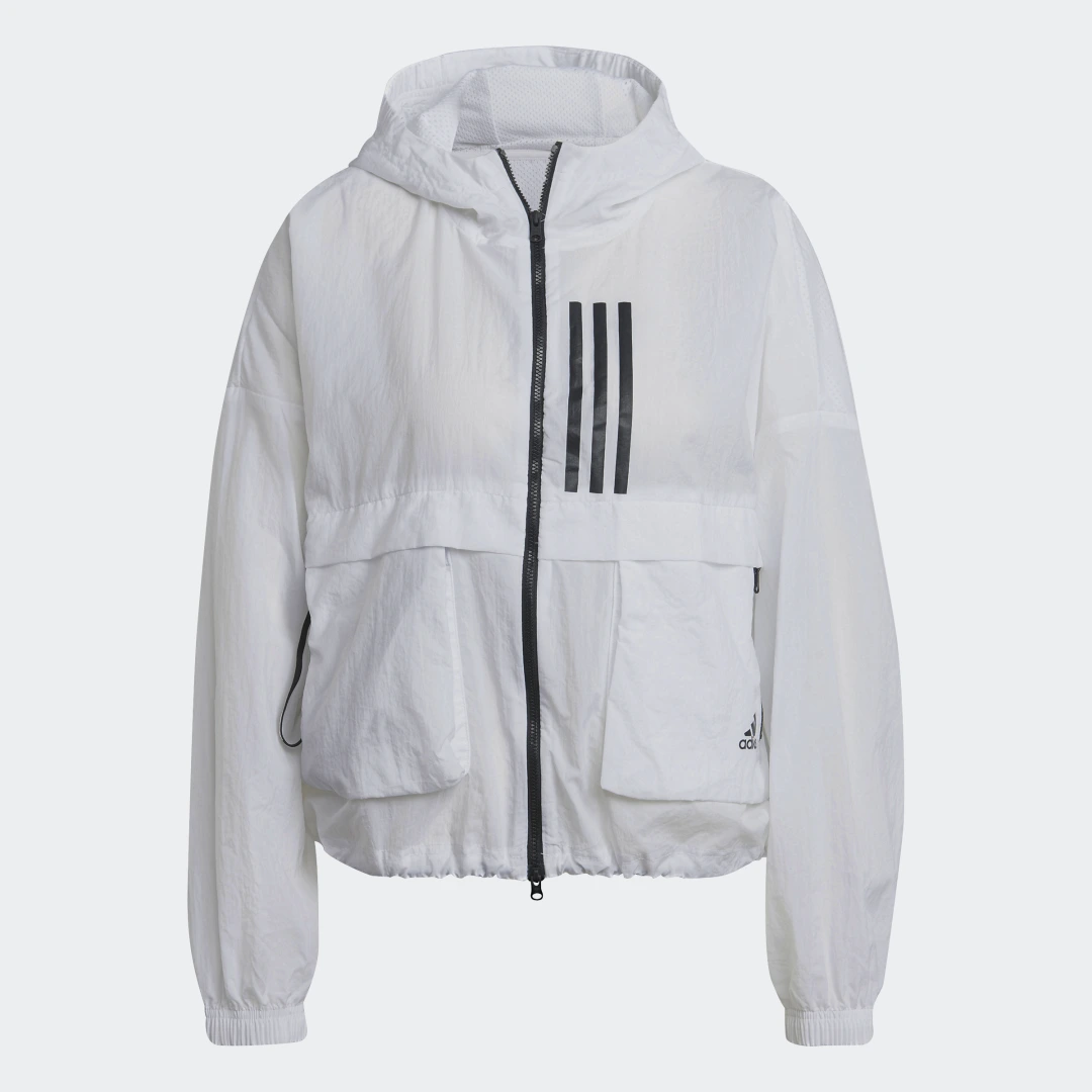 Detalle 2 de Adidas W.N.D Windbreaker Blanco