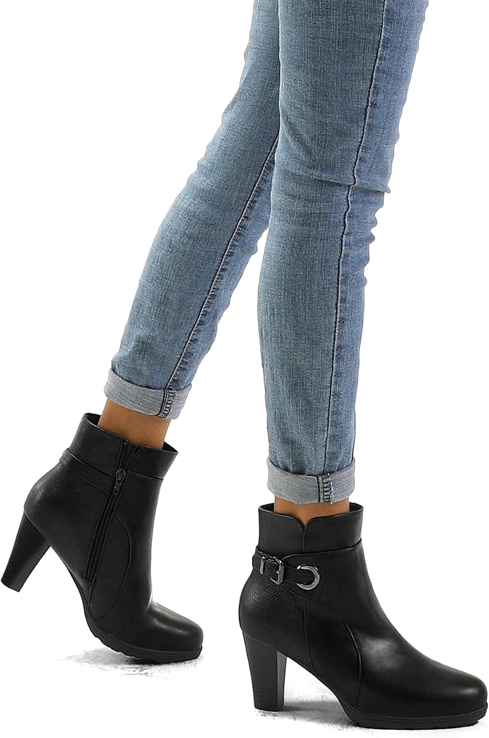 Detalle 2 de mysoft Women's Ankle Boots, 3-Inch Heel