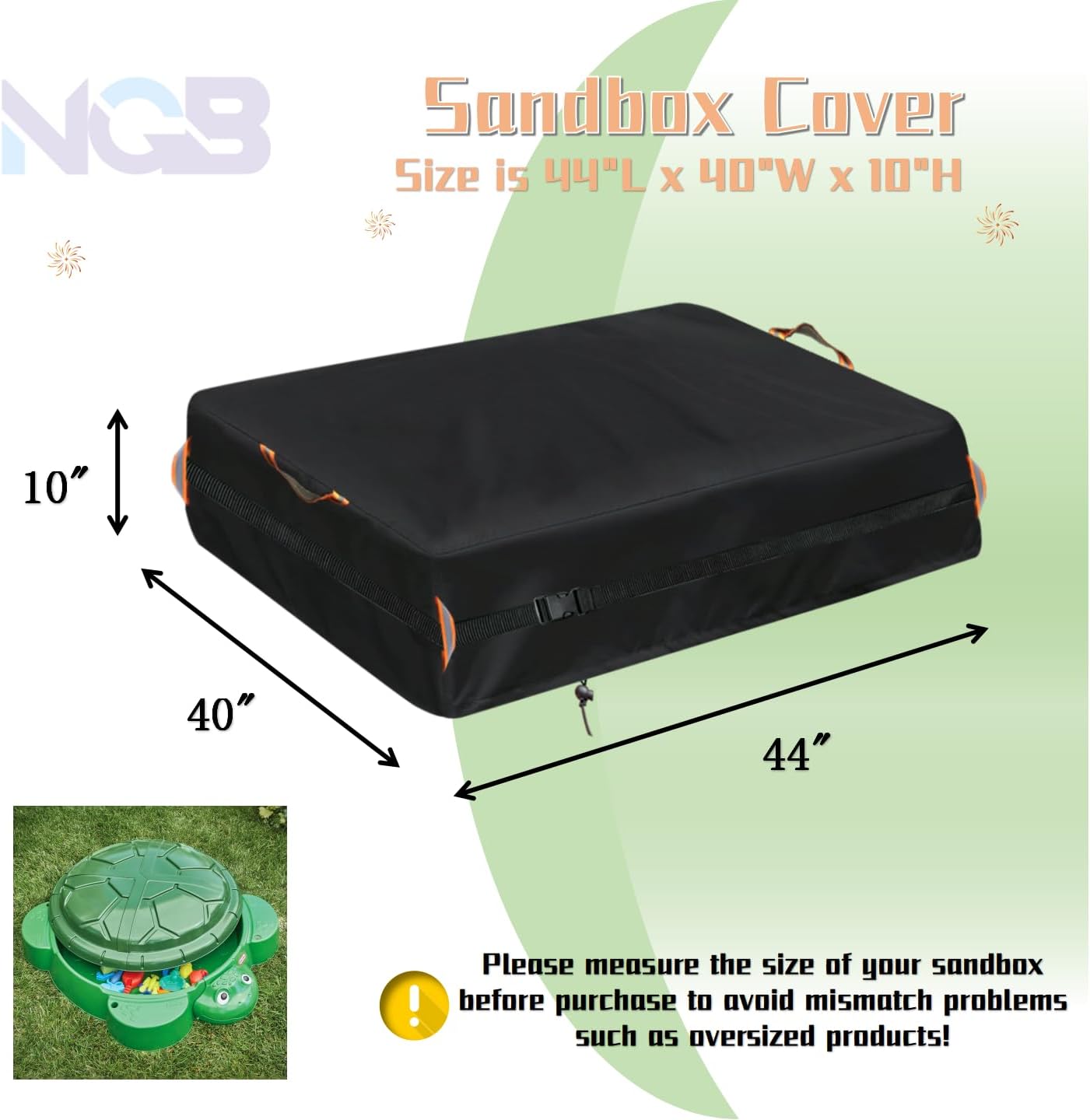 Detalle 2 de Sandbox Cover 44 x 40 x 10 in