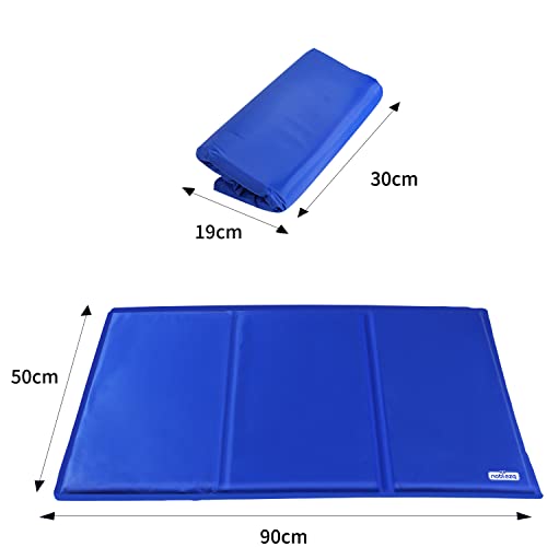 Detalle de Nobleza Alfombrilla refrescante para mascotas grandes 90 × 50 cm - Auto refrigerante