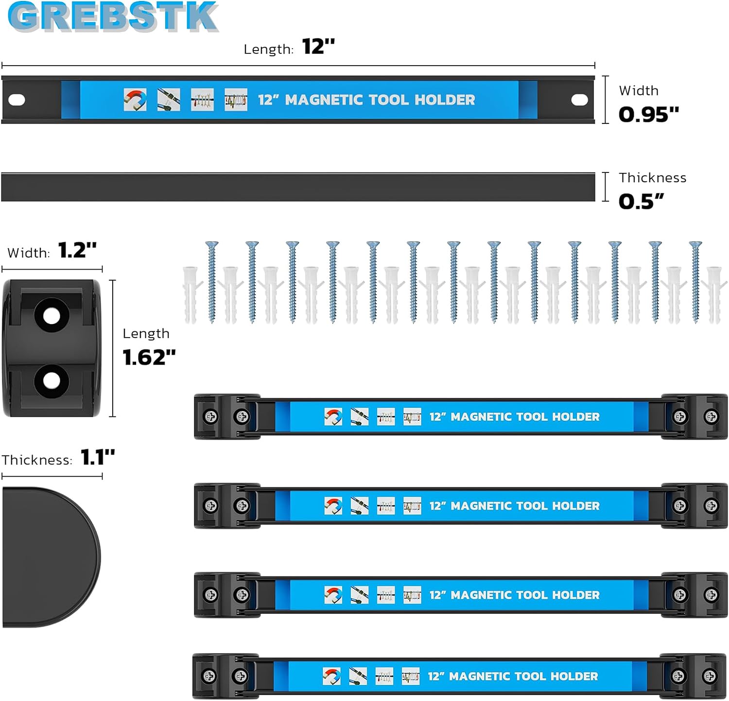 Thumbnail 1 de GREBSTK Magnetleisten-Set 30 cm