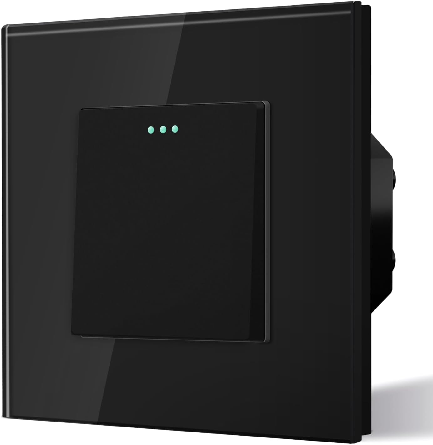 Thumbnail 5 de BSEED Light Switch 1 Gang 1 Way – Glass Crystal, Screwless Wall Switch