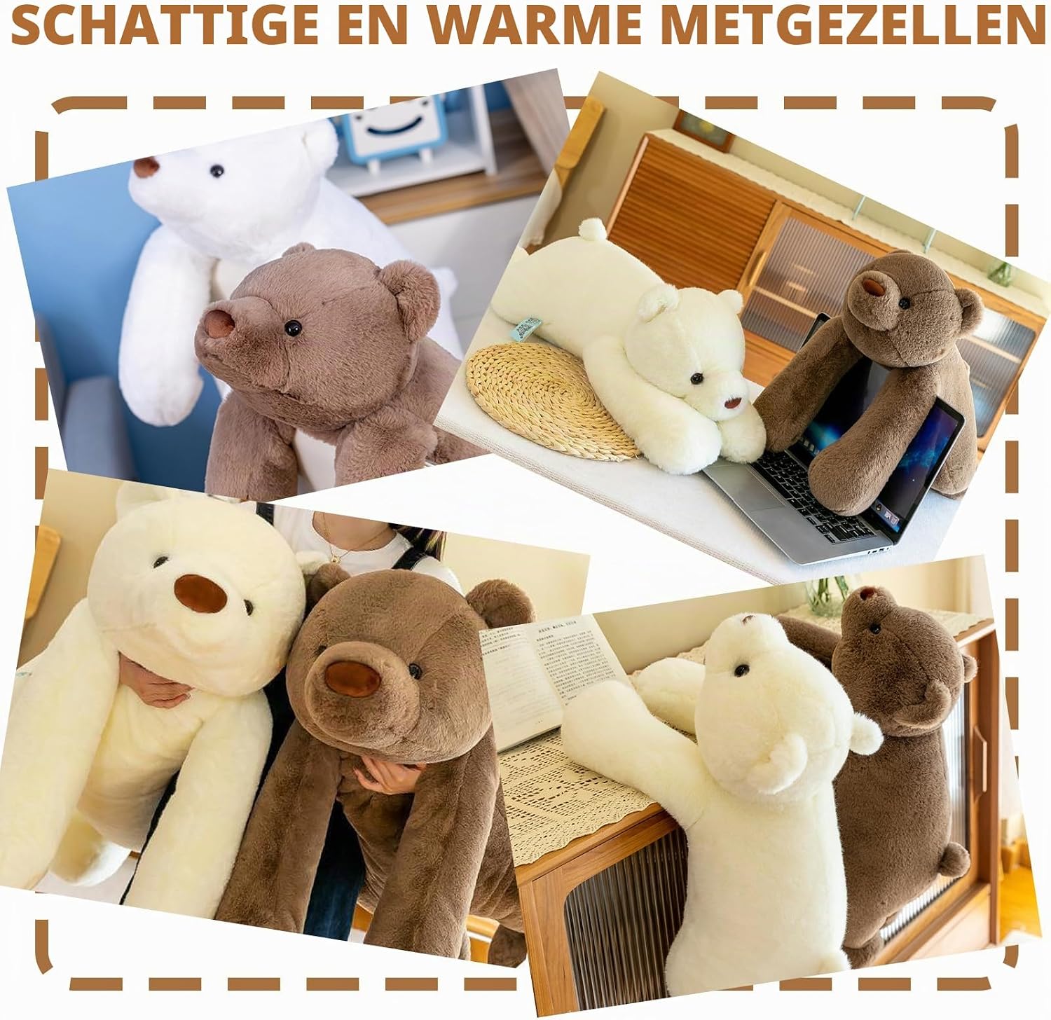 Thumbnail 6 de MeHoo EUR2304191 verzwaarde knuffelbeer van 60 cm, 1,5 kg