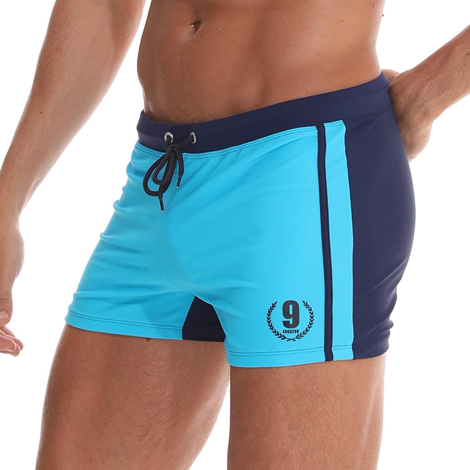 Thumbnail 4 de Arcweg Badehose Herren Eng Kurz Badeshorts mit Tunnelzug – UV-Schutz, schnell trocknend
