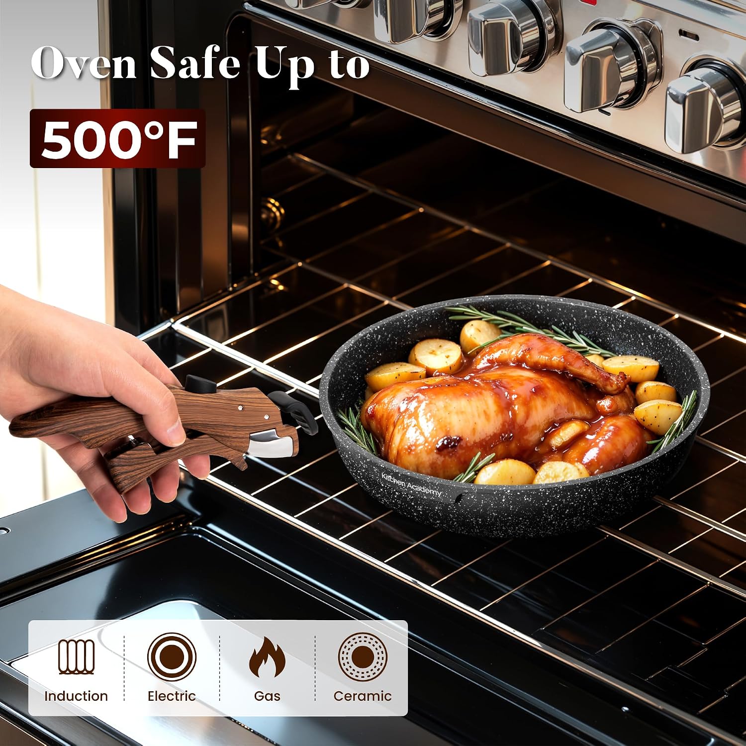 Thumbnail 5 de Kitchen Academy Cookware Set, 10-Piece