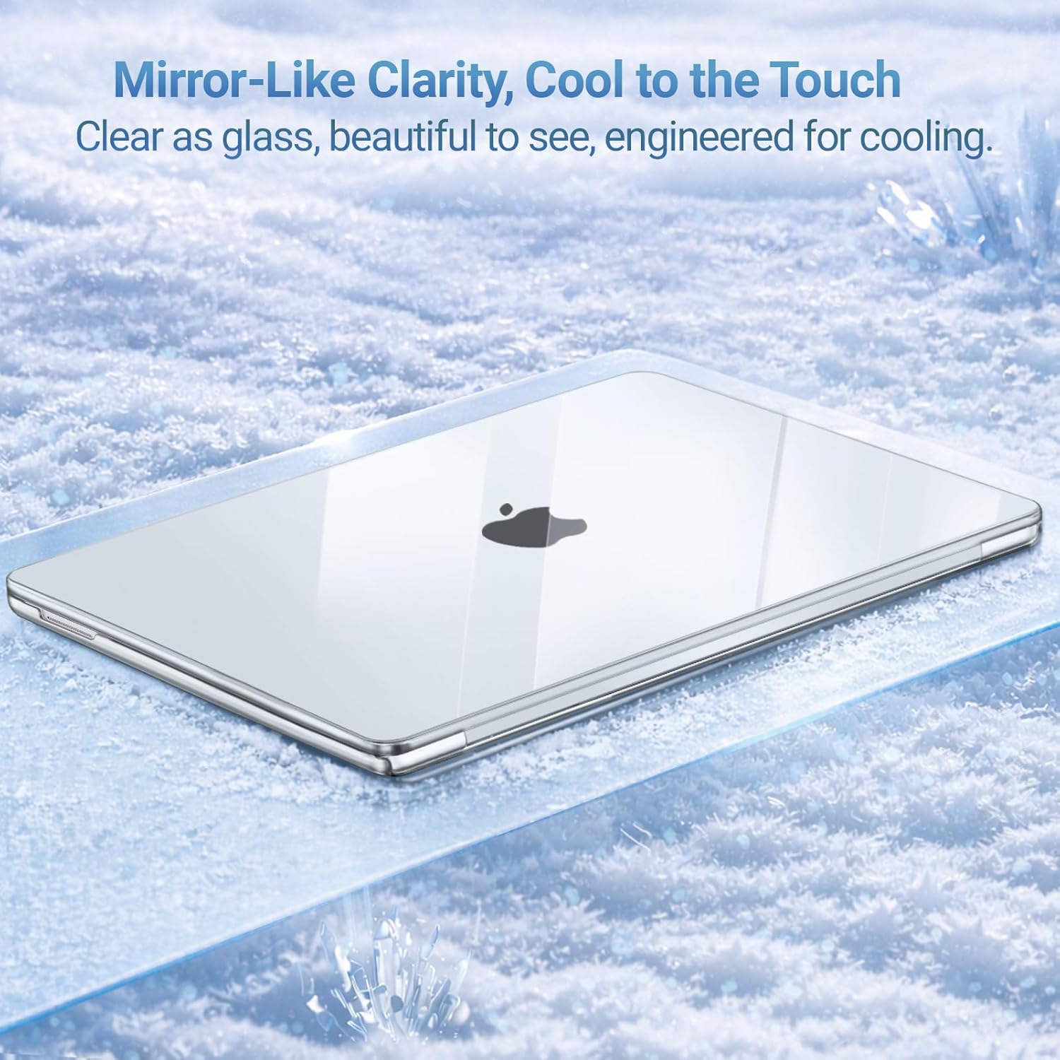 Detalle de MOSISO MacBook Neo 13-inch Case (A3404, 2026) – Crystal Clear Hard Shell with A18 Pro Chip Compatibility
