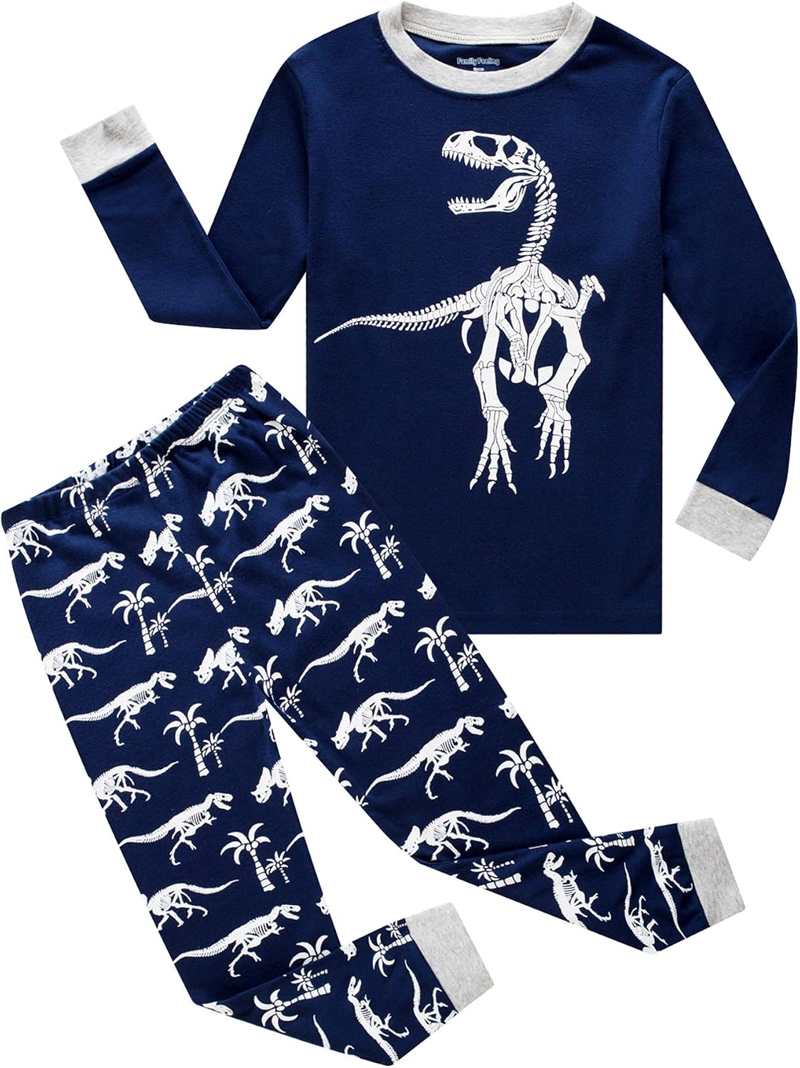 Thumbnail 6 de Family Feeling 2-Piece Boys Pajamas 100% Cotton