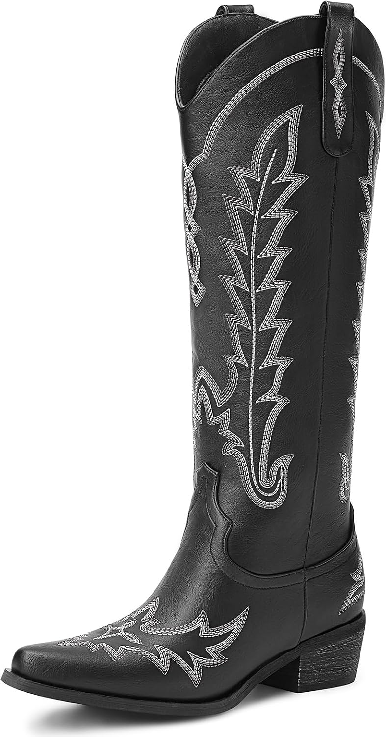 Detalle de Rivalran 1097eca0-1c99-4de6-81de-e25448d3e8cb Women's Knee-High Cowboy Boots