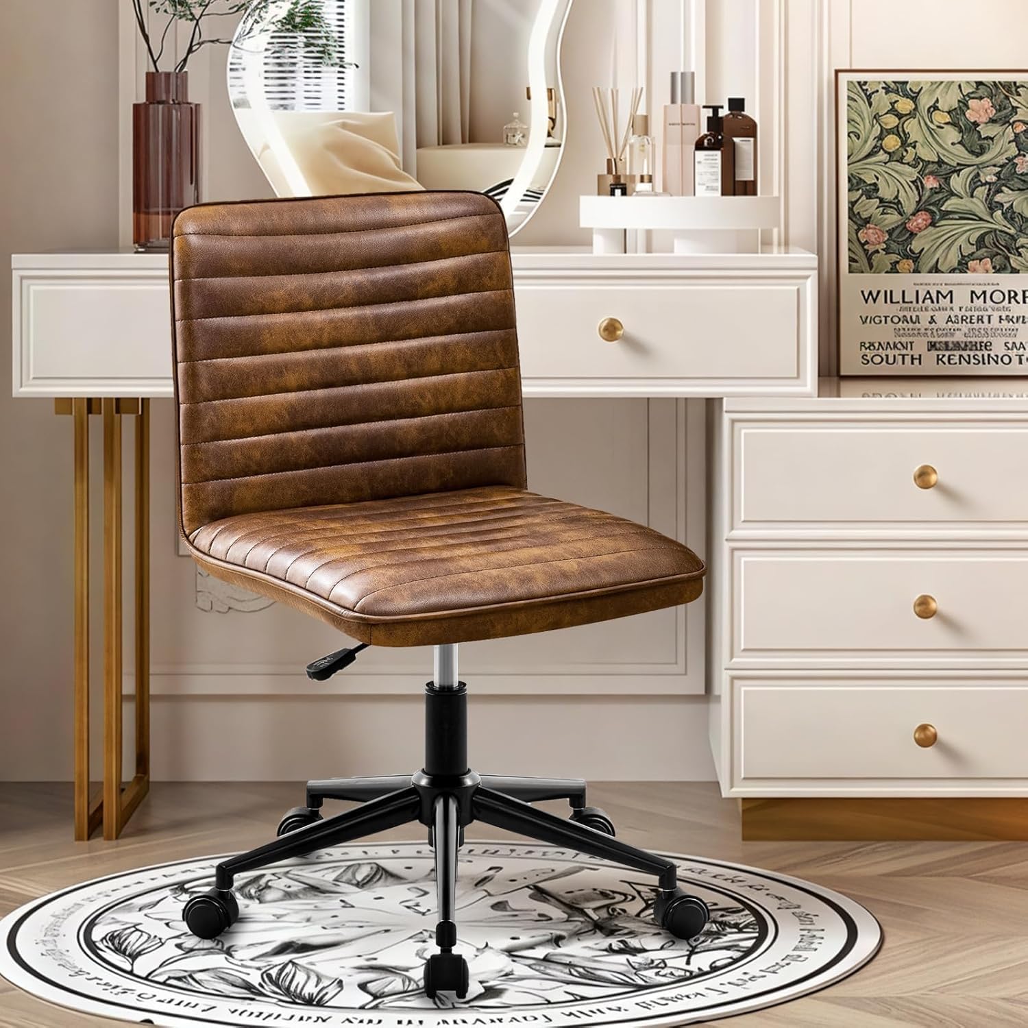 Thumbnail 6 de Hellove Chaise de Bureau sans Accoudoirs Moderne