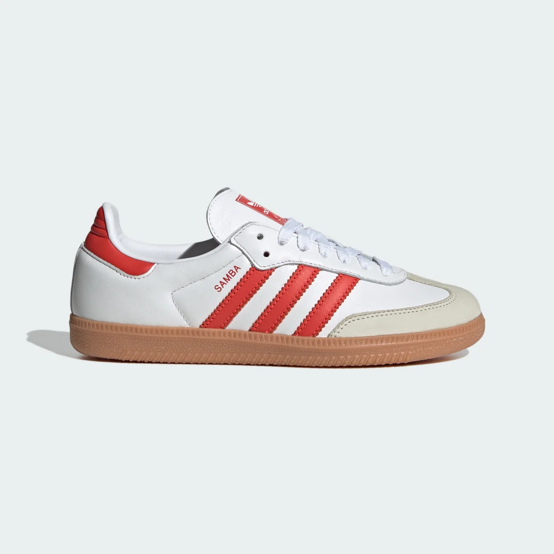 Detalle de Zapatilla Samba OG de Adidas: estilo clásico y versatilidad para el día a día