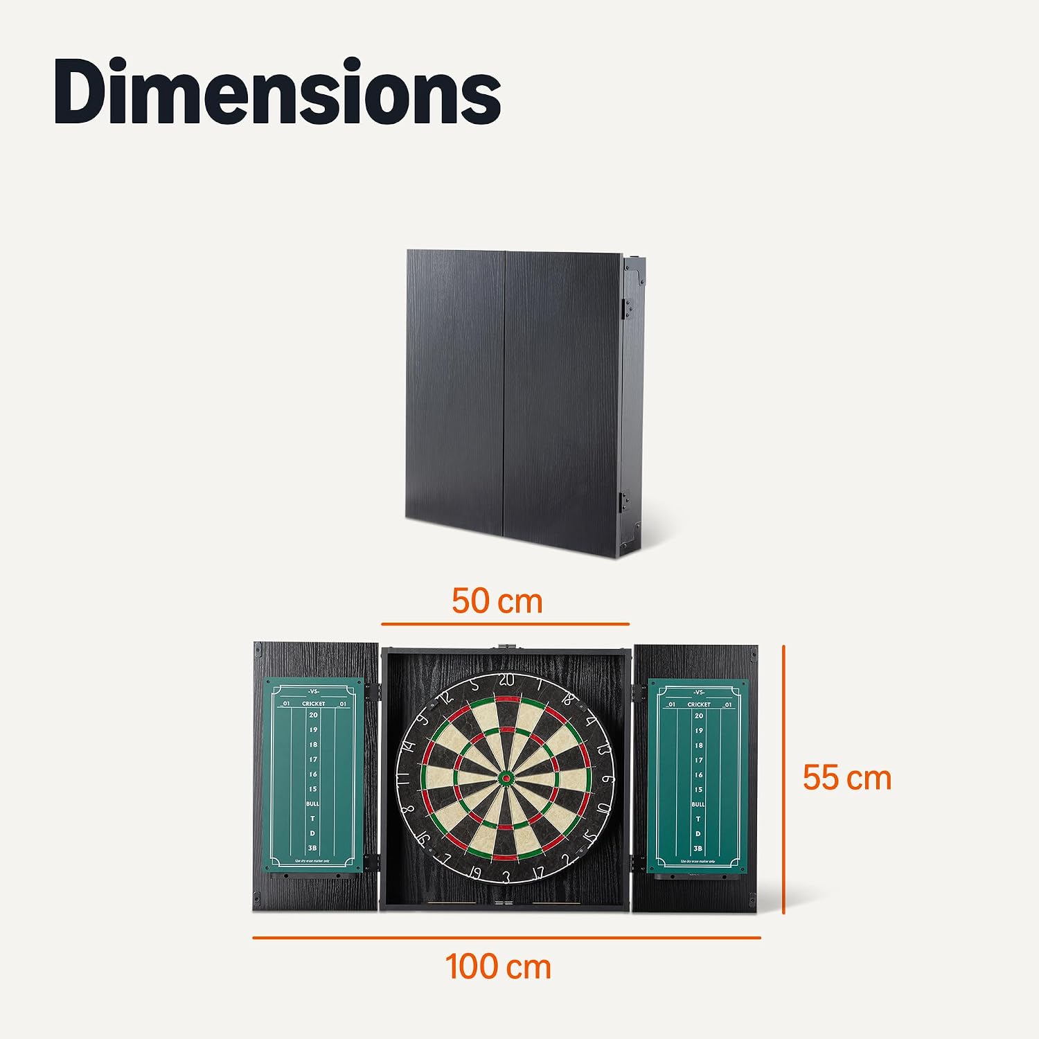 Thumbnail 4 de Amazon Basics Armoire fléchettes 55,2 cm