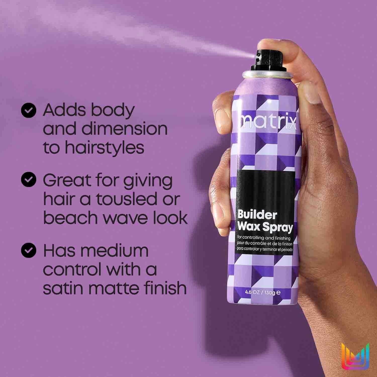 Thumbnail 2 de Matrix Builder Wax Styling Hair Spray — Satin-Matte Finish, Medium Hold, 150ml