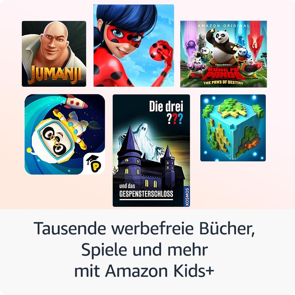 Detalle de Amazon Fire HD 8 Kids Pro-Tablet (neueste Generation) für 6- bis 12-Jährige – 8 Zoll HD, 3 GB RAM, 32 GB, werbefreie Inhalte