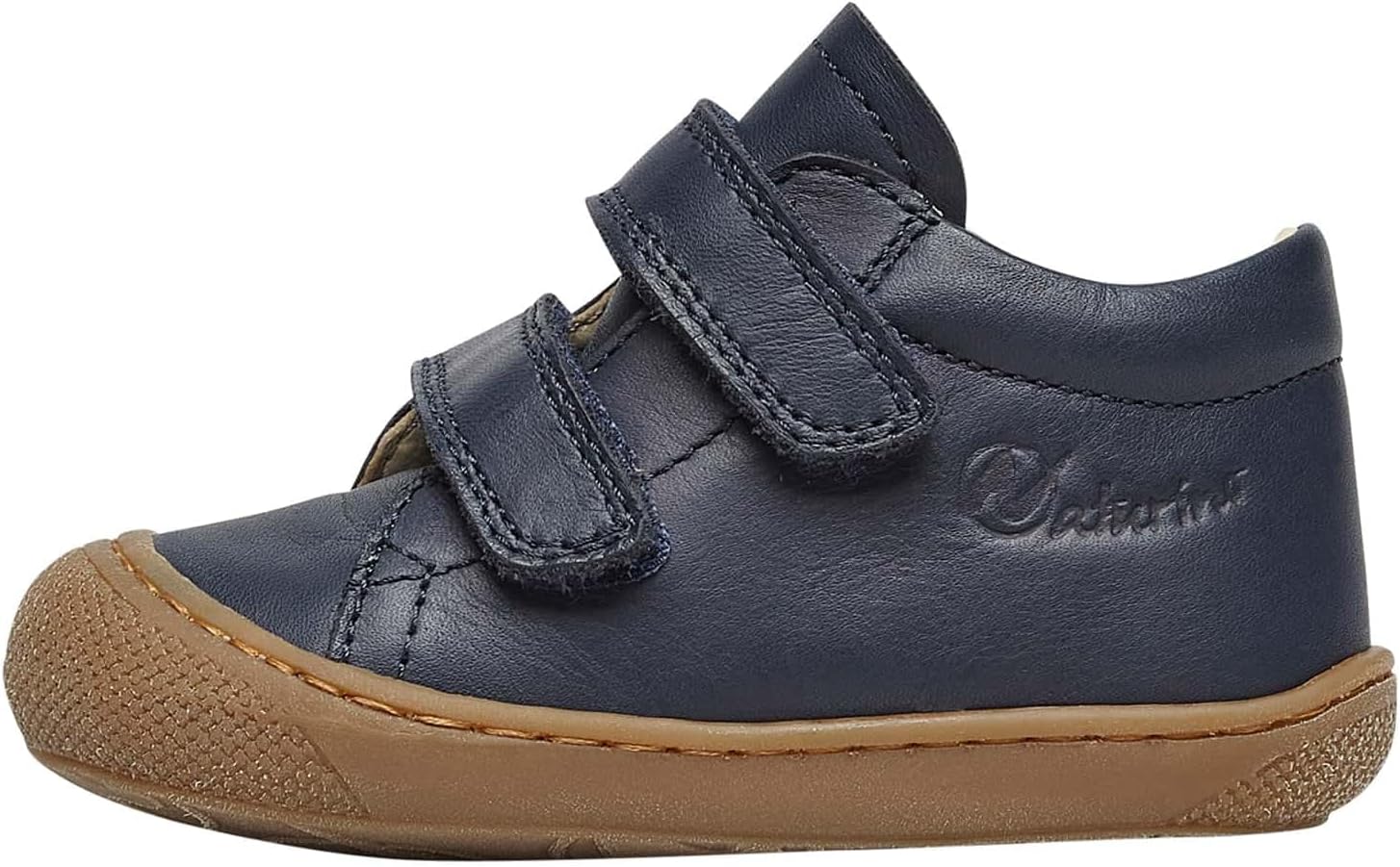 Detalle de Naturino Cocoon VL-Leather First-Steps Shoes: primi passi in pelle con chiusura a strappo