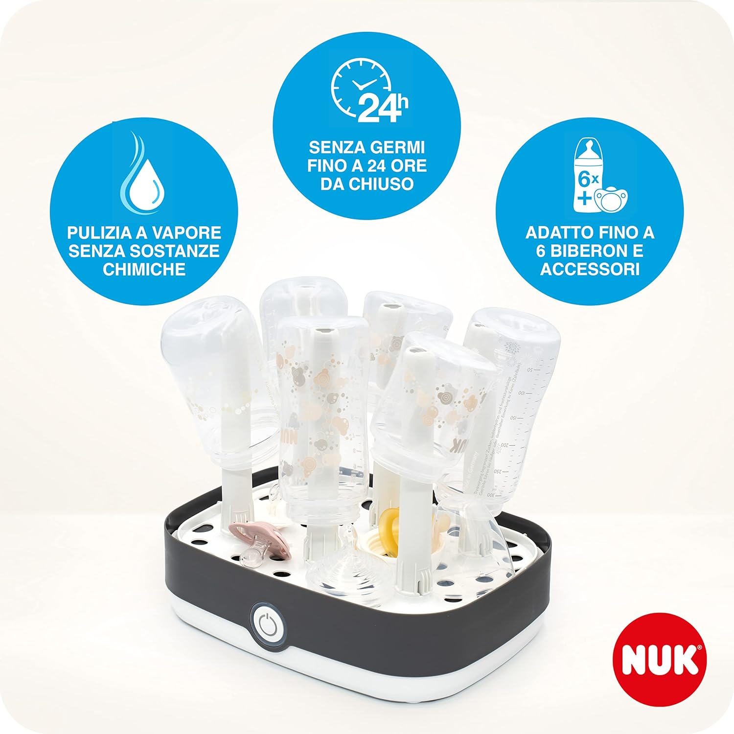 Thumbnail 2 de NUK Vario Express sterilizzatore biberon 6 biberon in 6 min