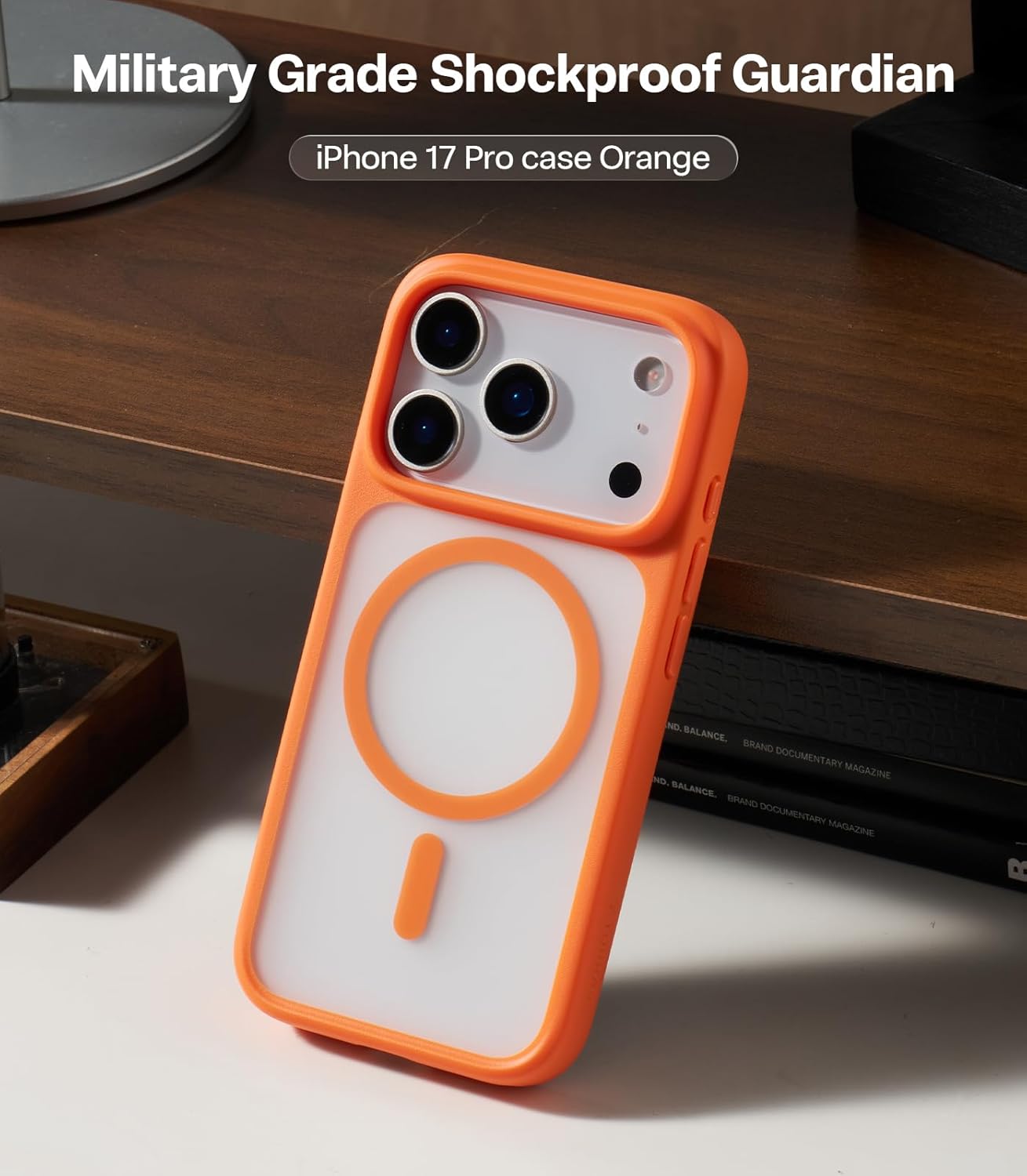 Thumbnail 6 de TORRAS for iPhone 17 Pro Case with MagSafe — 12FT Military-Grade Shockproof, Orange