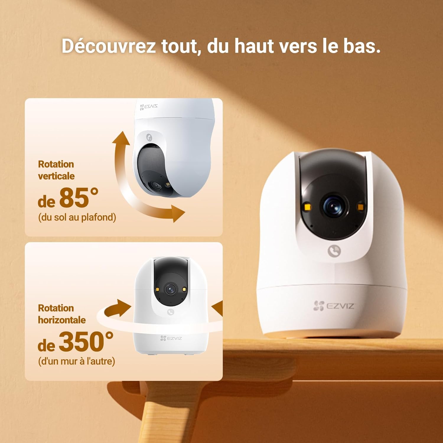 Thumbnail 4 de EZVIZ C6N G1 Caméra surveillance 360°