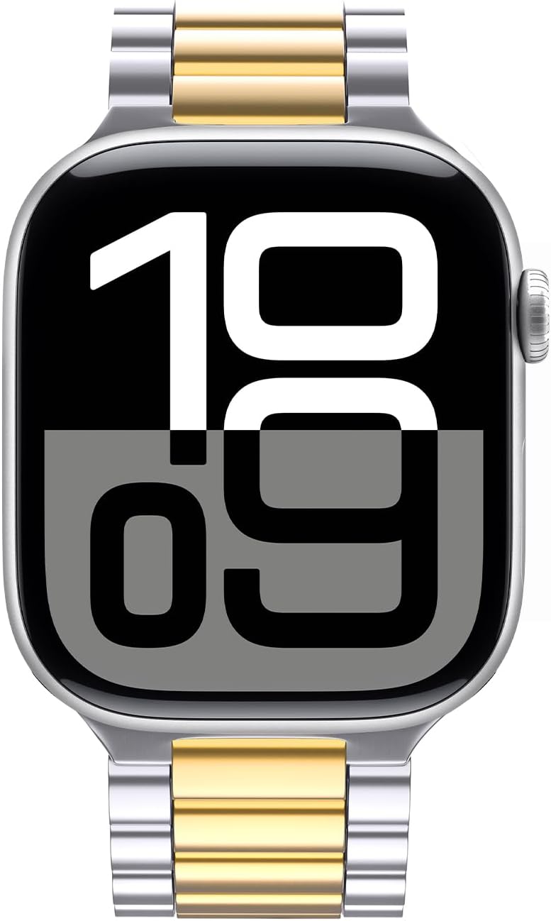 Detalle de ARTCHE stainless steel Apple Watch strap