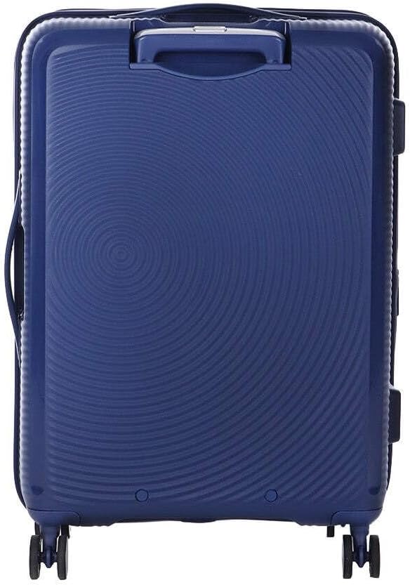 Detalle de American Tourister Soundbox M Extensible – Valise Spinner 67 cm, 71,5/81 L, Bleu Midnight Navy