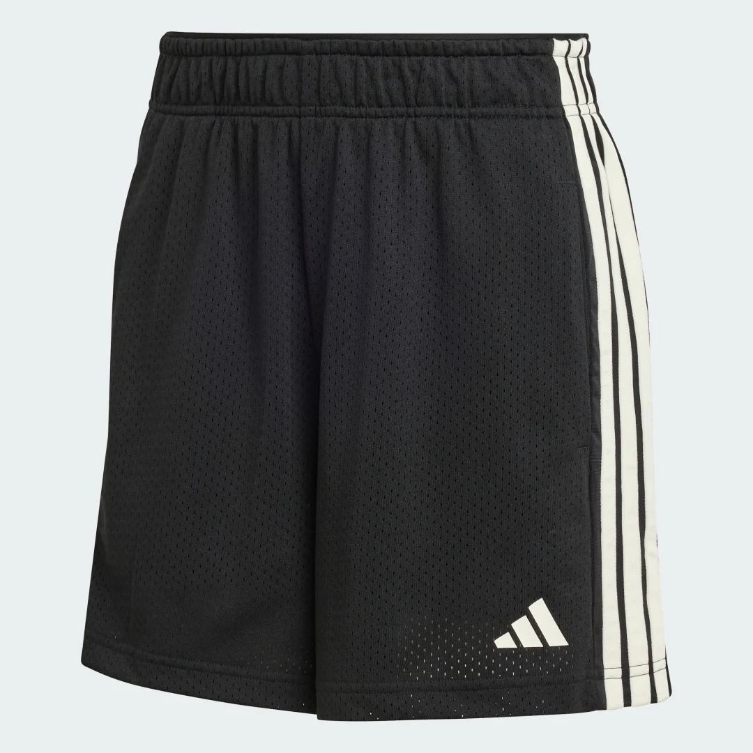 Detalle 2 de Pantalón corto de malla Stadium de Adidas (negro) – comodidad y rendimiento para entrenar