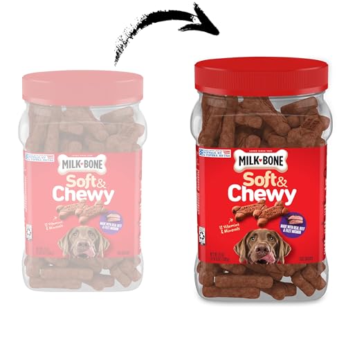 Thumbnail 1 de Milk-Bone Soft & Chewy Dog Treats, 25 Oz Canister by Milk-Bone
