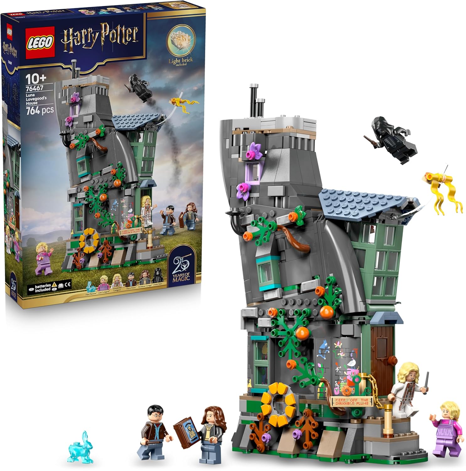 Detalle de LEGO 76467 Luna Lovegood house kit