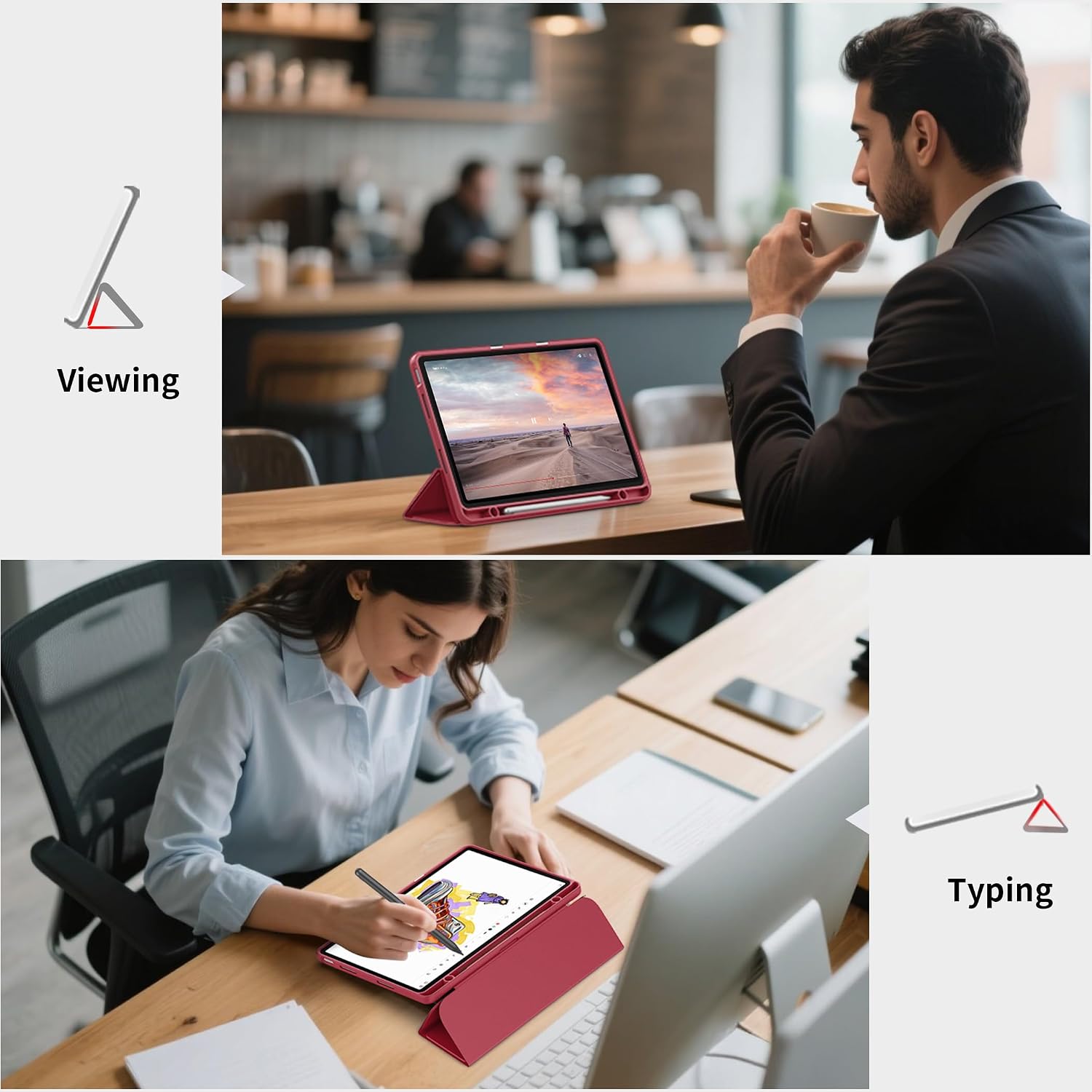 Thumbnail 2 de EasyAcc Custodia per Lenovo Idea Tab 11" con supporto per penna
