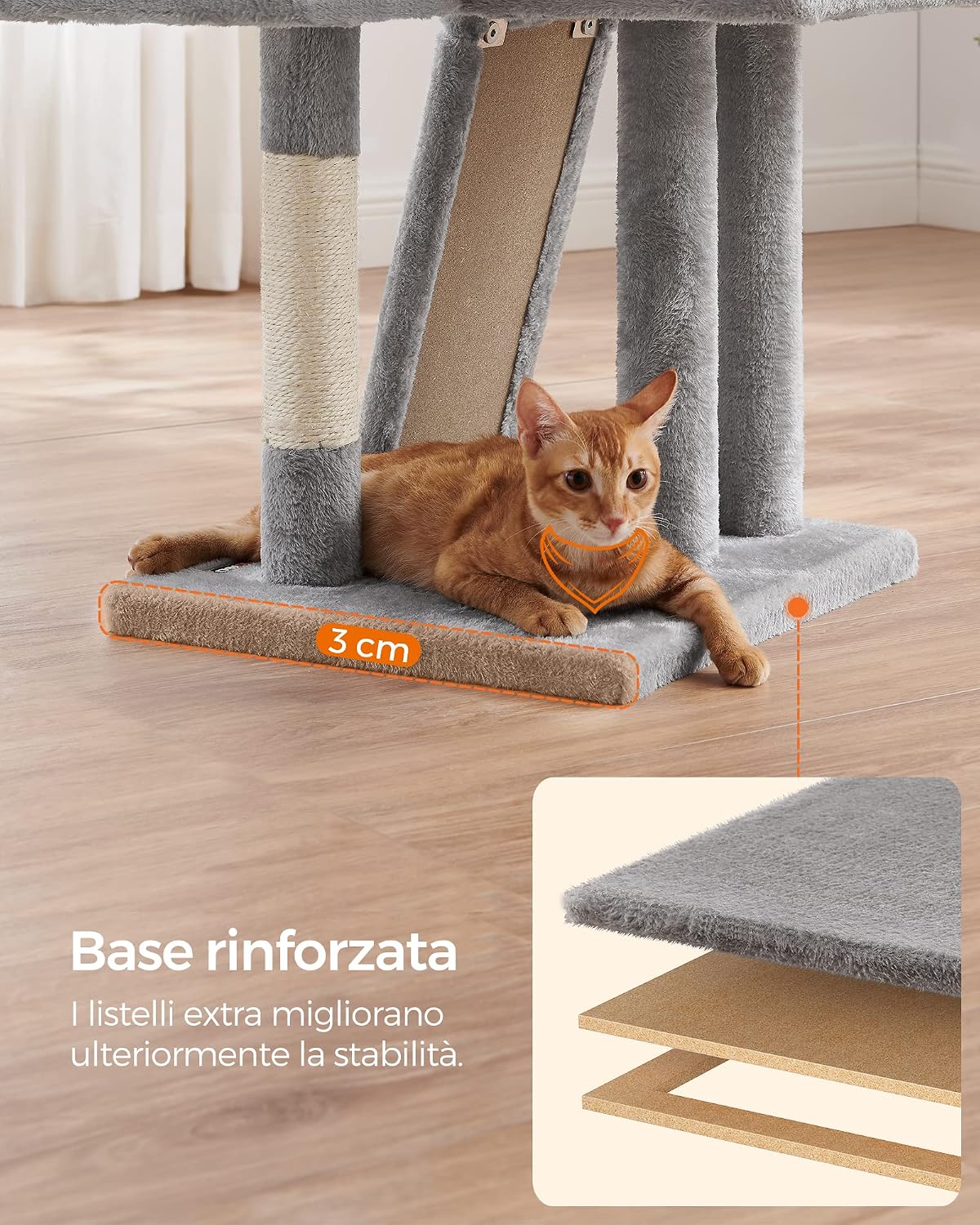 Detalle 2 de Feandrea Albero per Gatti 135 cm