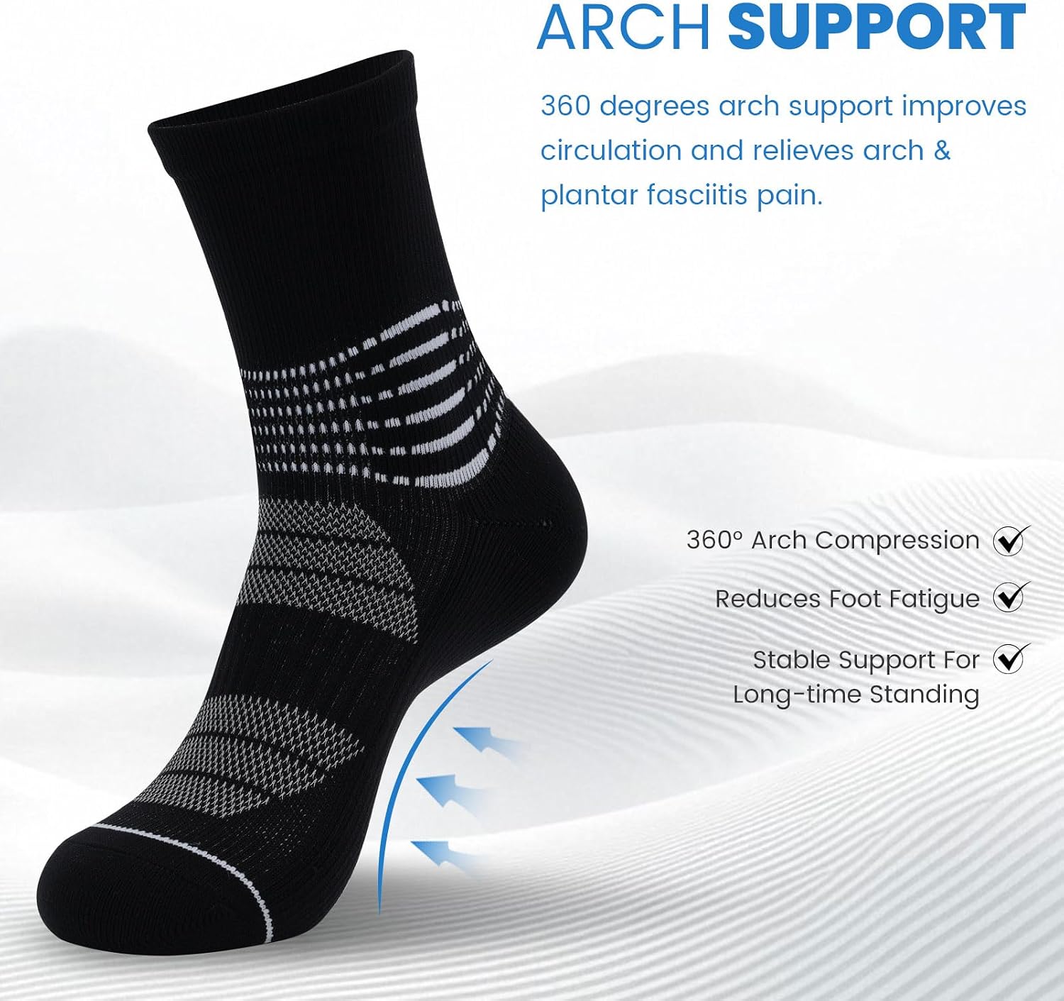 Thumbnail 2 de IRAMY Crew Compression Socks