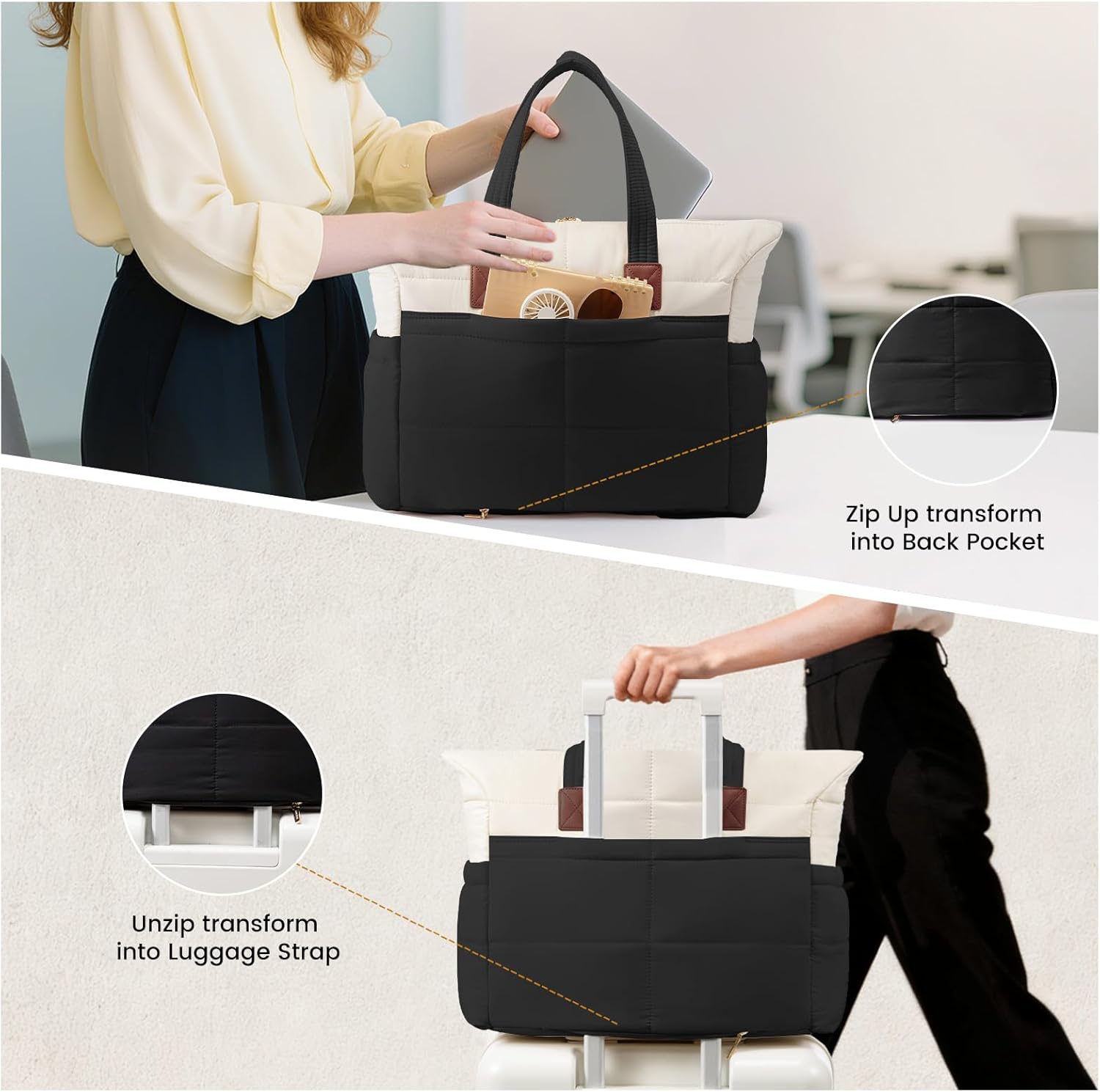 Thumbnail 6 de LOVEVOOK Shopper Laptoptasche für 15,6 Zoll