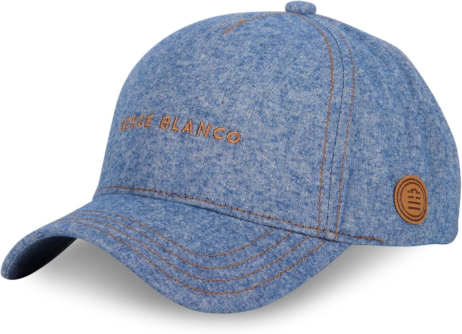 Thumbnail 6 de Casquette Serge Blanco Homme en coton – Baseball Denim, Originale et Authentique