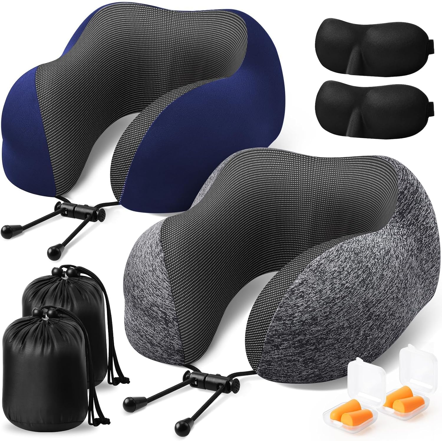 Detalle de ExploreBliss Travel Pillow with Memory Foam