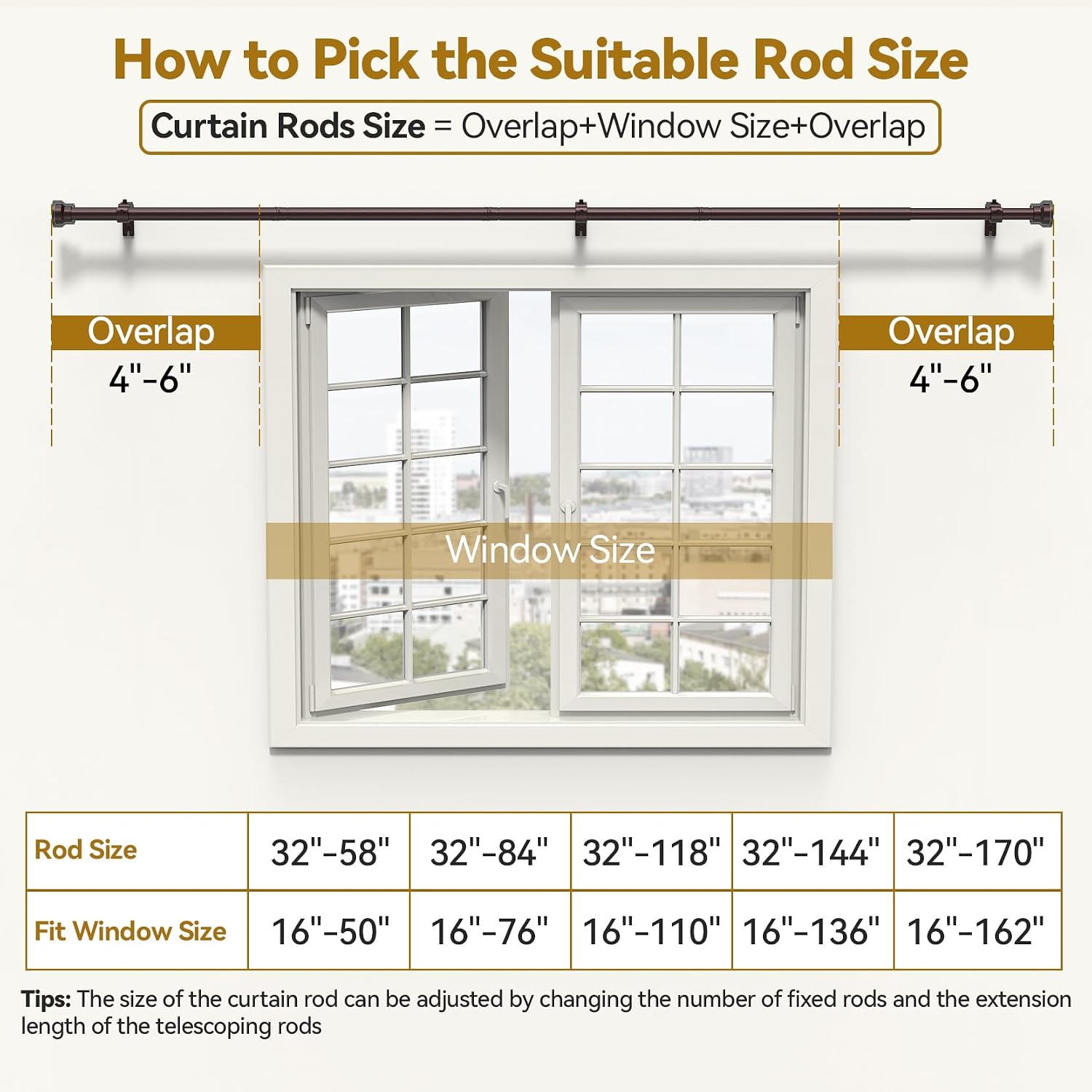 Thumbnail 6 de YaFex Curtain Rod 1-Inch