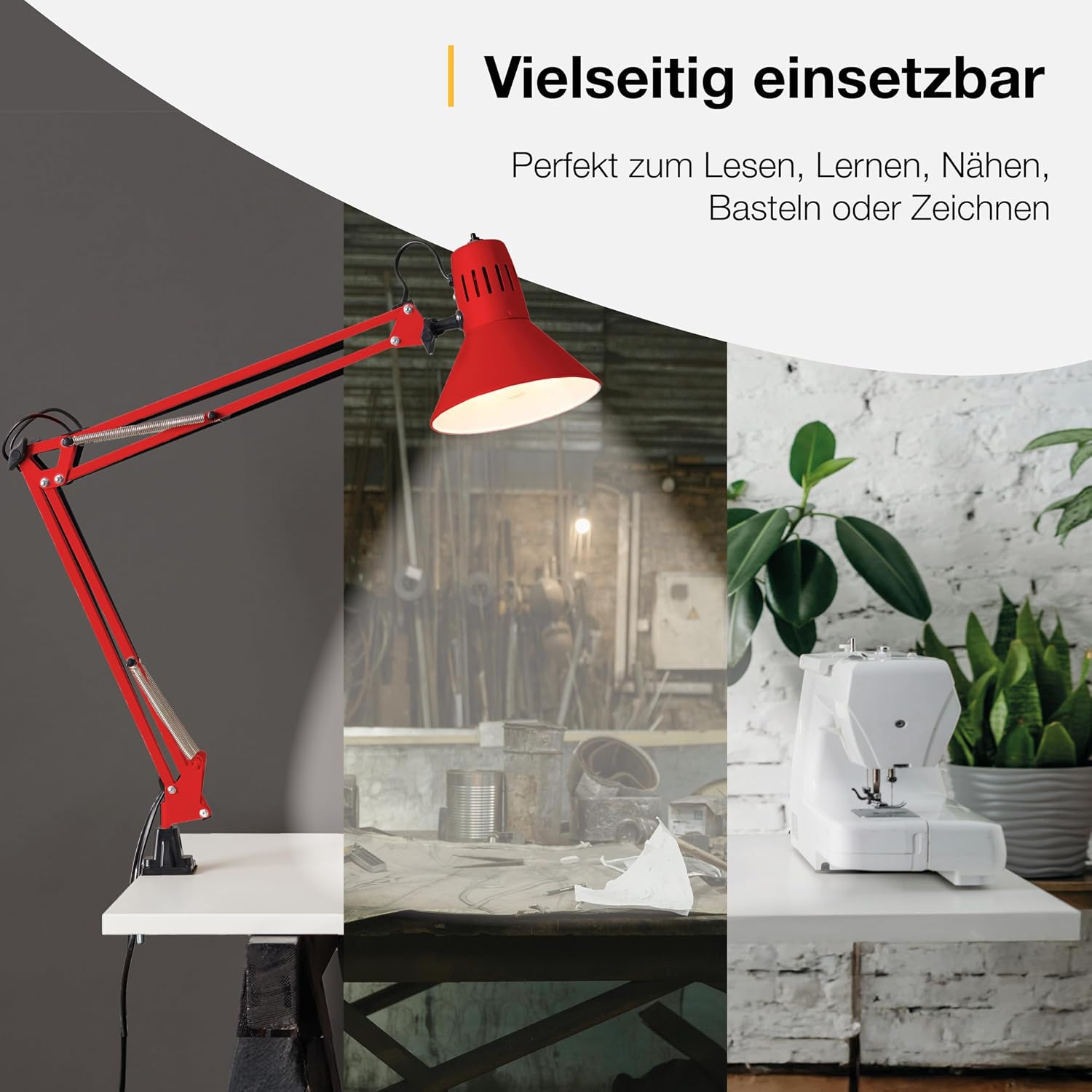 Detalle 2 de Brilliant Hobby lampada a clip 40W E27