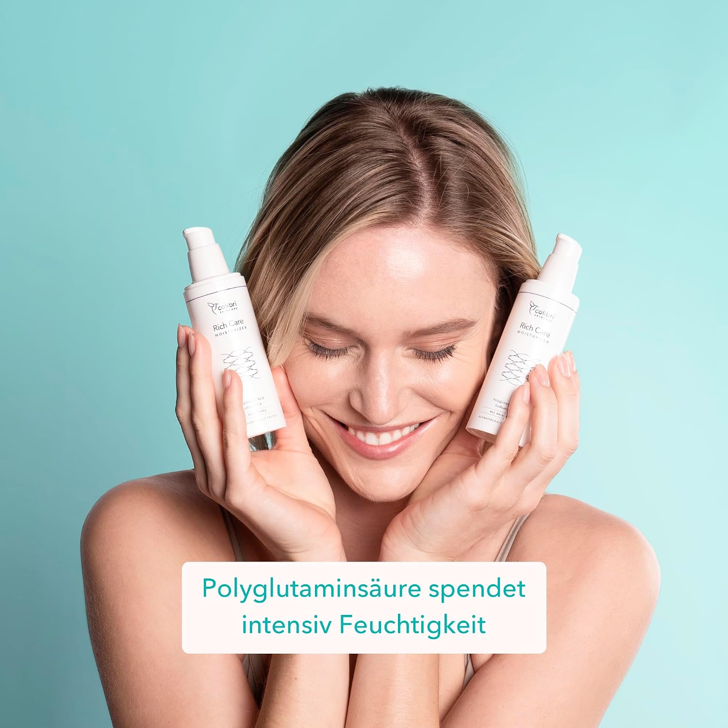 Detalle 2 de colibri skincare Rich Care Moisturizer (80 ml) – Feuchtigkeitscreme für trockene, gereizte Gesichtshaut